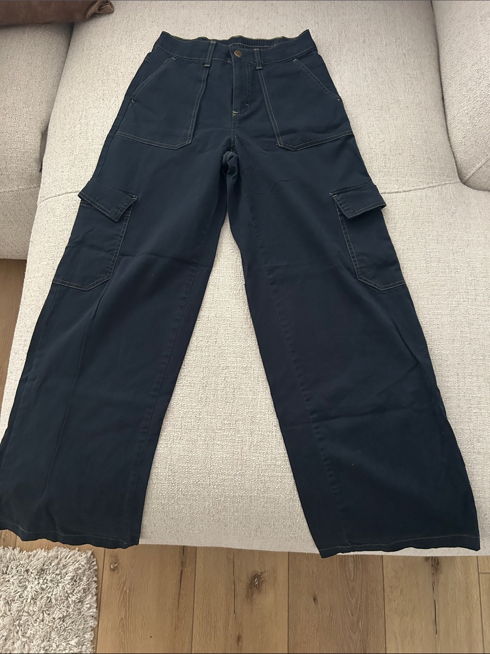 Wild fable Black Wide-Leg Cargo Pants
